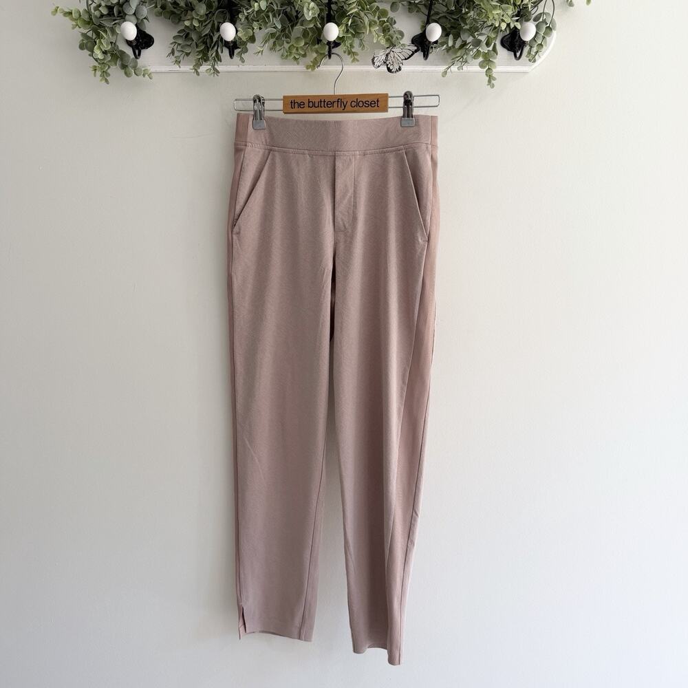 Athleta Pink Brooklyn Athletic Pants Elastic Waist Size 2 X6072